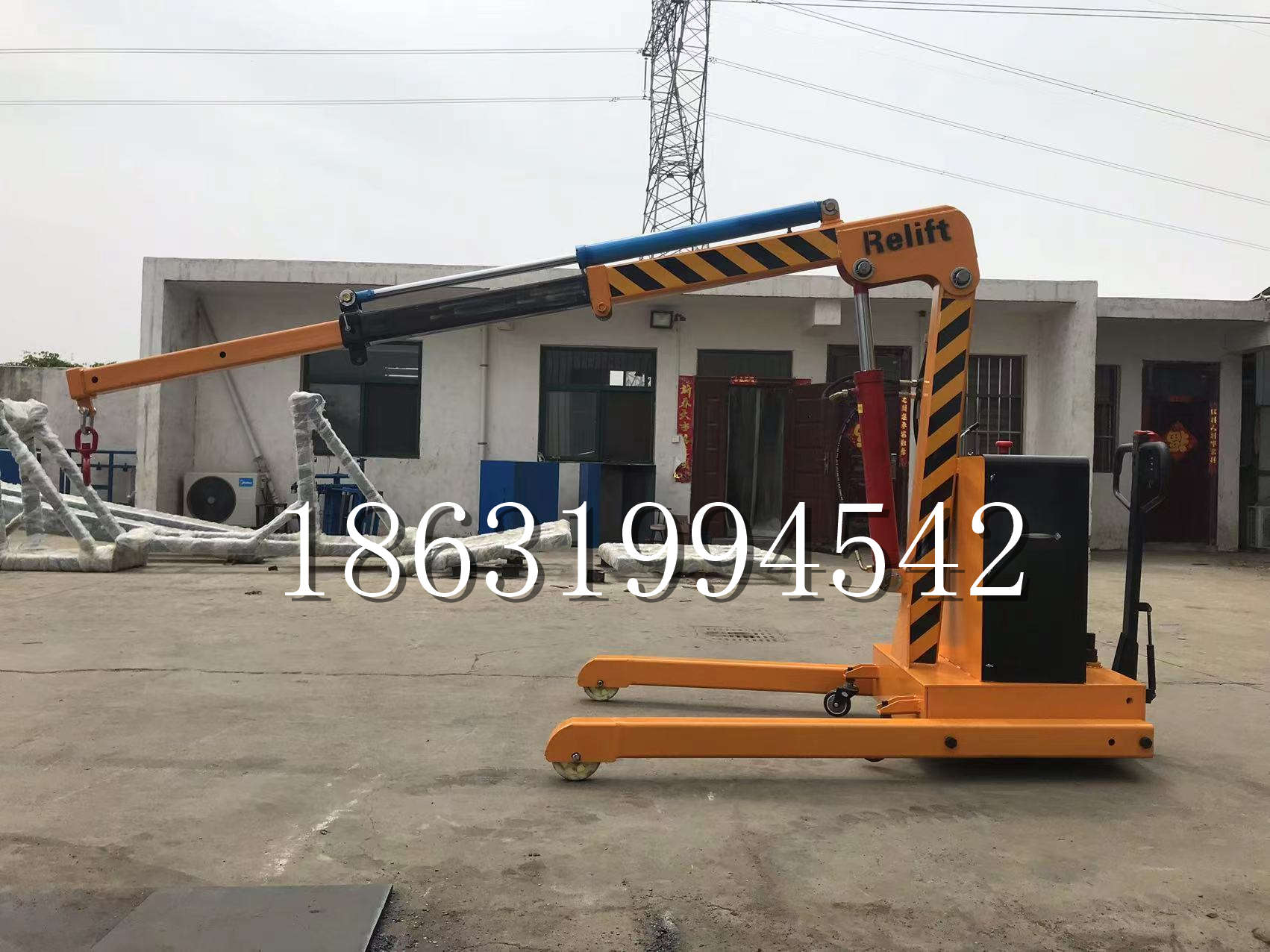 乌拉特中旗久征定做3吨三轮随车吊 农用园林绿化移树吊 平板工程用小吊机