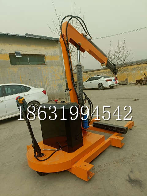 乌拉特中旗自卸车厢随车吊 自制轮式四不像起重机 四驱平板吊 5吨 贵盛